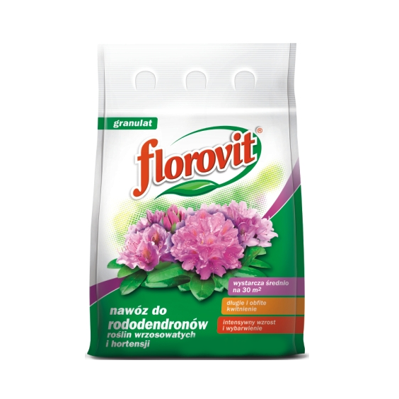 FLOROVIT Гранулированное минеральное удобрение Для рододендронов, вересковых и гортензий, 1кг(мешок)