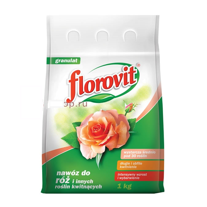 FLOROVIT Минеральное удобрение для роз и других цветущих растений(мешок) 1 кг - фото 1 - id-p89740631