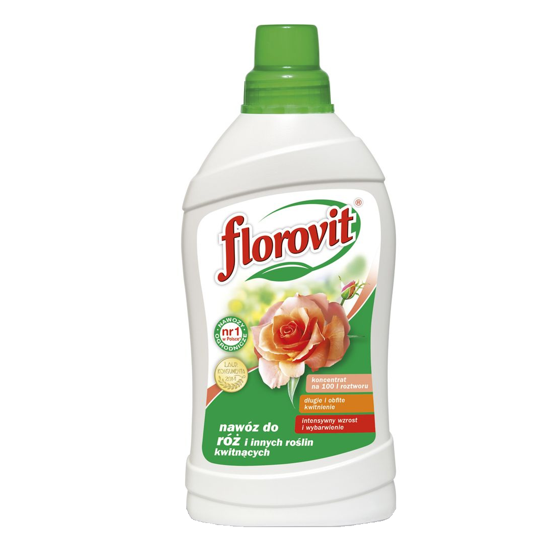 FLOROVIT Жидкое удобрение для роз и других цветущих 1 л - фото 1 - id-p89741847