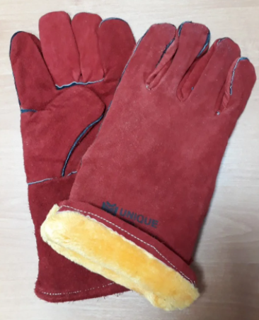 Gloves cow split leather gloves,14" (LC2013A-W) / Перчатки краги утепленные 14" (LC2013A-W) - фото 1 - id-p89742302