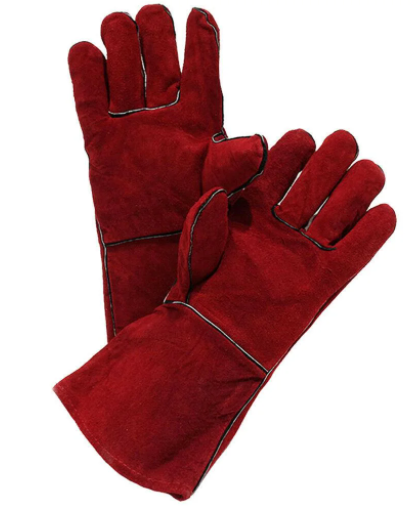 Gloves cow split leather gloves,14" (LC2013A-W) / Перчатки краги утепленные 14" (LC2013A-W) - фото 2 - id-p89742302
