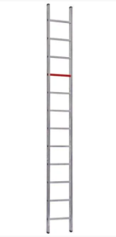 Ladder, single part aluminium 14 rungs T0040, 4m / Алюминиевая лестница 14 ступеней, T0040, 4 м - фото 1 - id-p89742334