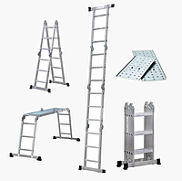 16 rungs acrobat multipurpose ladder AK016, 4.58m \ Лестница Акробат 16 ступеней AK016 4.58m