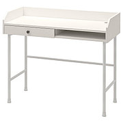Стол писменный ХАУГА белый 100x45 см ИКЕА, IKEA