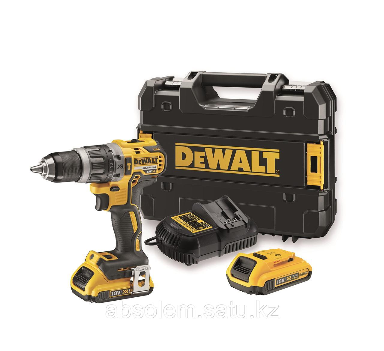 Аккумуляторная ударная дрель-шуруповерт DeWALT DCD709S2T Li-Ion 1.5 А·ч 18 В х2 кейс TSTAK
