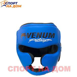 Бокс Шлем Venum Франция (кожзам-синий) М, фото 2