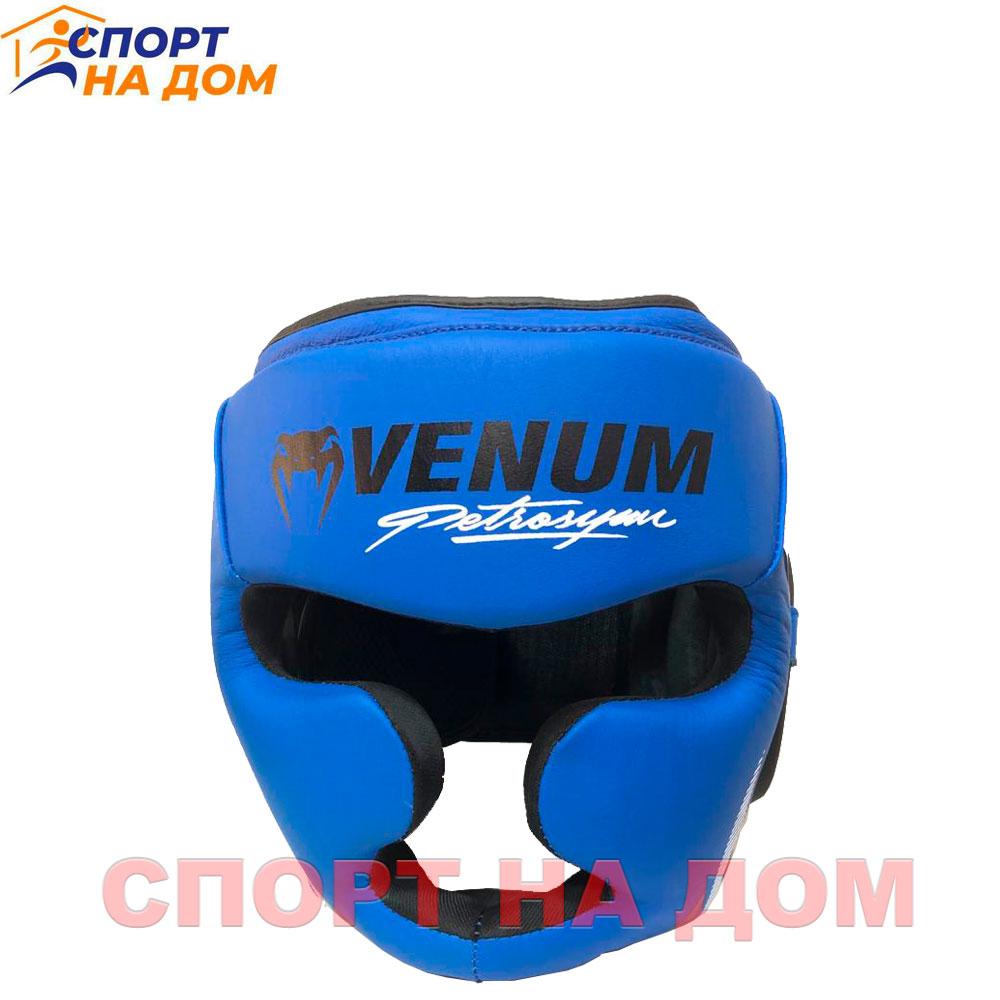 Бокс Шлем Venum Франция (кожзам-синий) М - фото 1 - id-p89742974