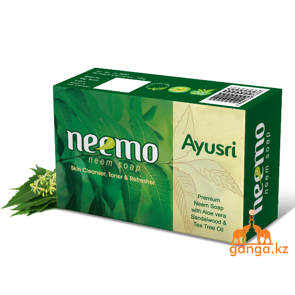 Очищающее мыло с Нимом (Neemo soap AYUSRI), 75 грамм