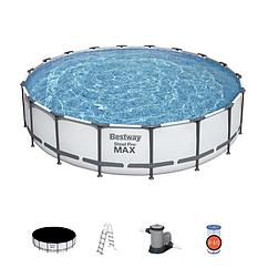 Круглый каркасный бассейн, Steel Pro Max, Bestway 56462, размер 549х122 см