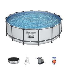 Каркасный бассейн Bestway 5612z "Steel Pro Max" размер 488х122 см