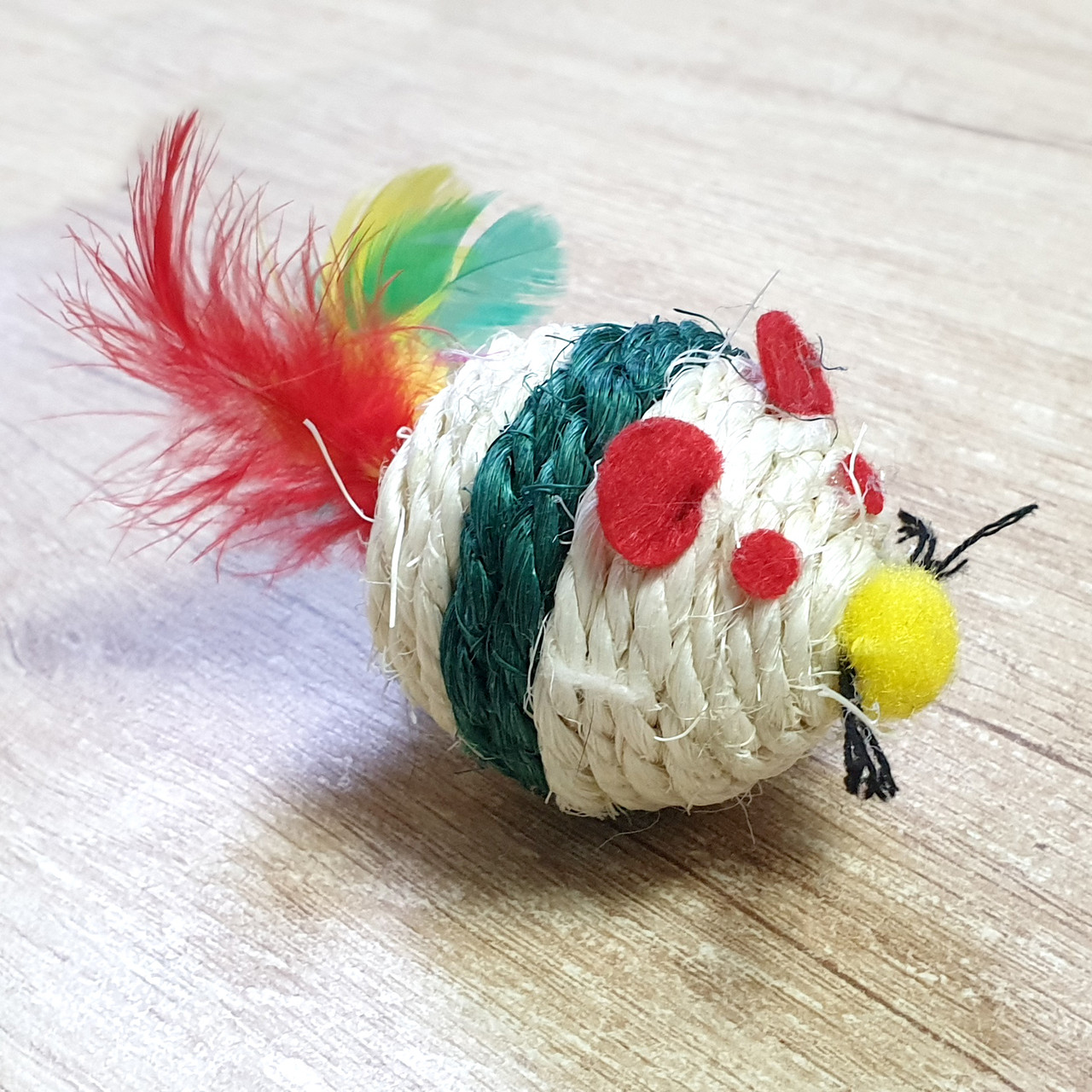 Игрушка для кошек Мордашка сизалевая
