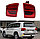 Задние диодные вставки в бампер на Land Cruiser 200 2008-15 стиль 2020 года, фото 7