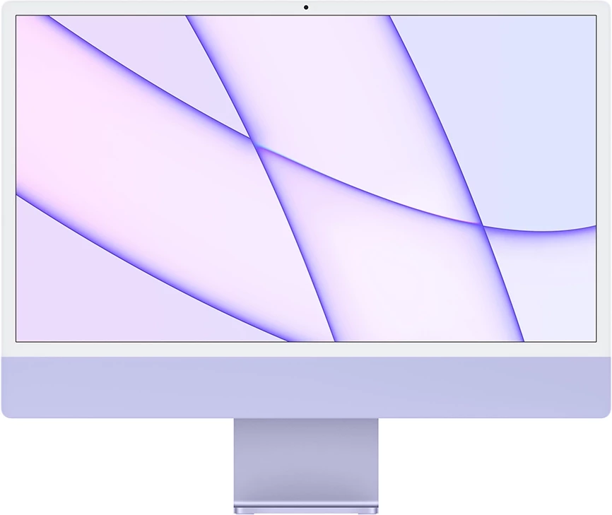Выберите конфигурацию своего iMac 24" Retina 4,5K, (M1 8C CPU, 8C GPU)