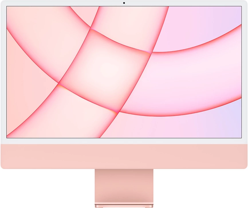 Apple iMac 24" Retina 4,5K, (M1 8C CPU, 8C GPU), 8 ГБ, 512 ГБ SSD, розовый