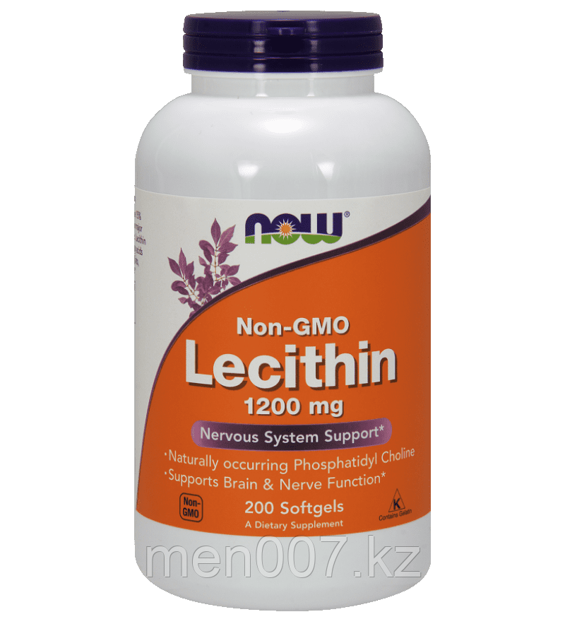 БАД Лецитин соевый без ГМО, 1200 мг, (200 капсул) - фото 1 - id-p89776837