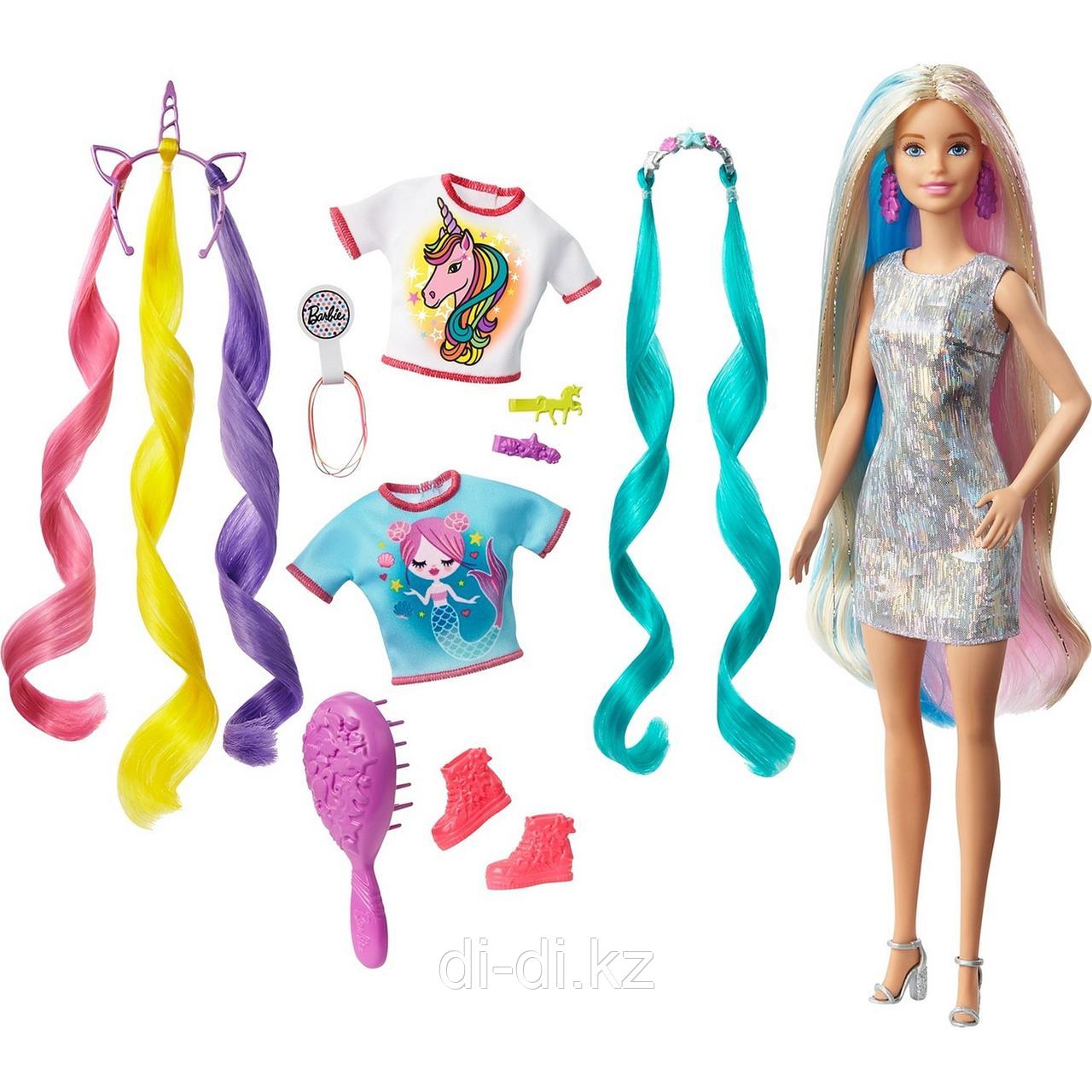 Mattel Barbie Кукла "Радужные волосы" GHN04