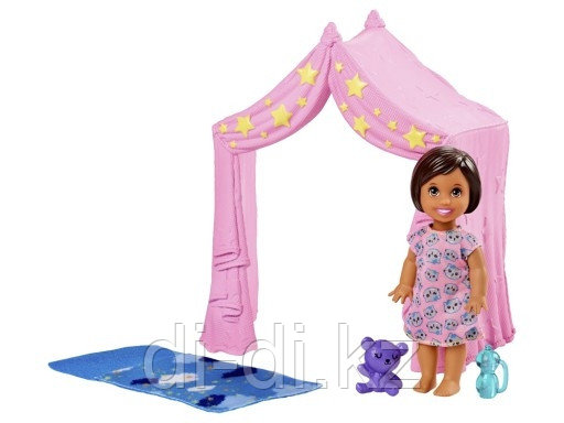 Mattel Barbie Набор "Уход за малышами" палатка FXG97