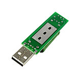 USB тестер напряжения, тока и емкости аккумулятора с эталонной нагрузкой на 1 и  2 ампера, фото 6