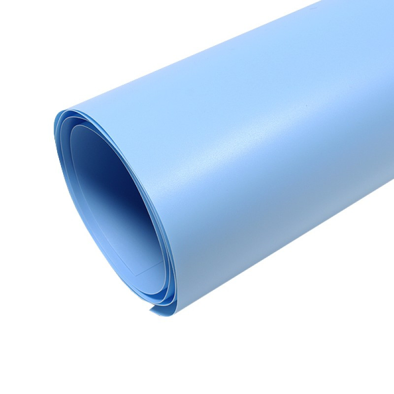 Фон пластиковый для предметной сьемки (голубой 1х2 метра)