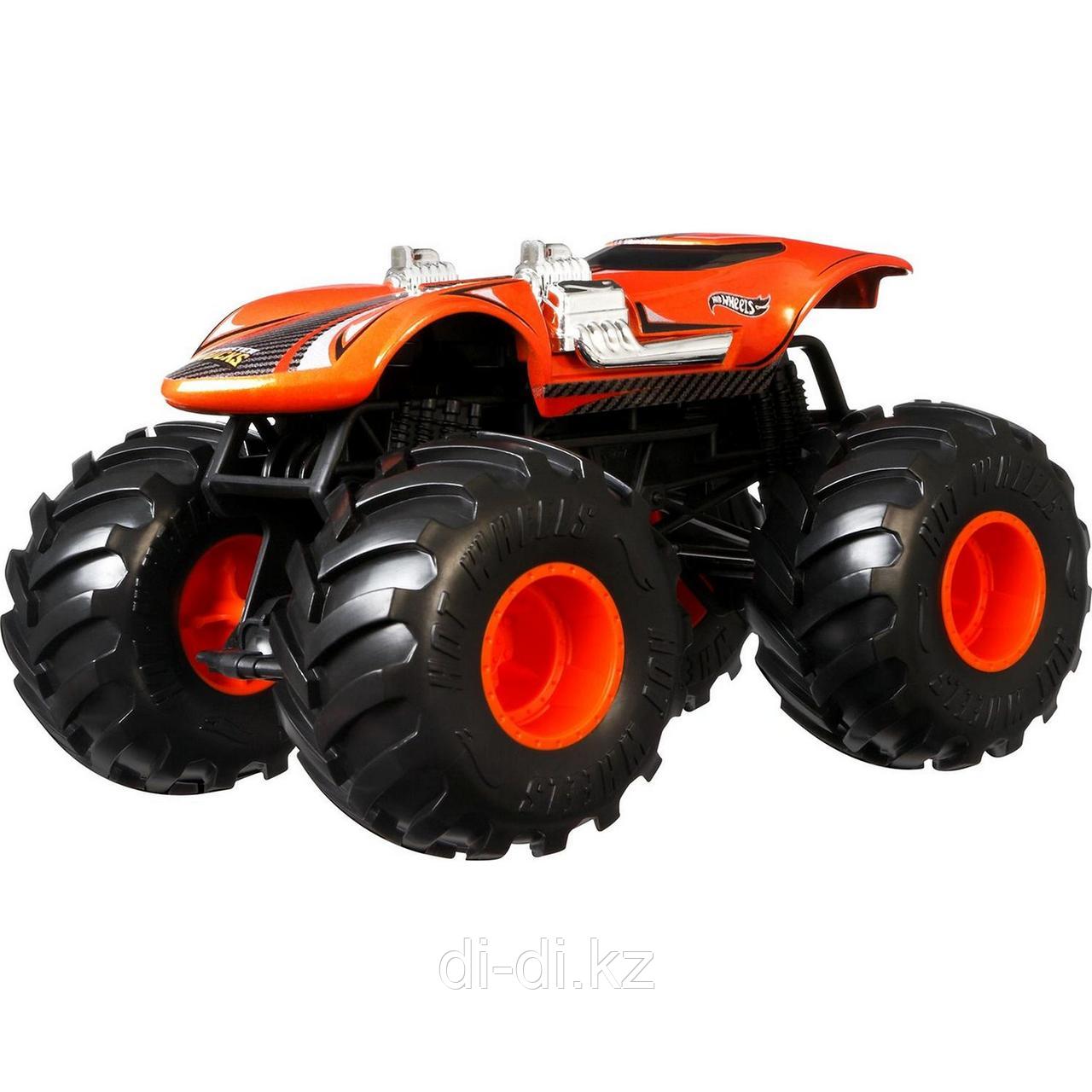 Mattel HW Автомобиль Monster Trucks MT1:24 оранжевый GWK98