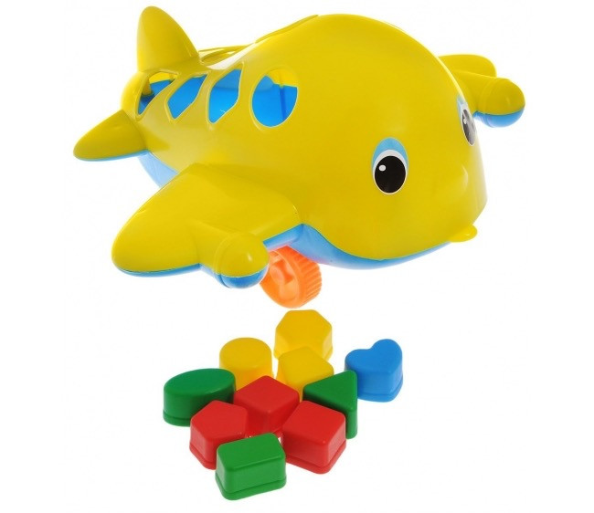 Игрушка самолет Кит с логическими фигурами, Совтехстром