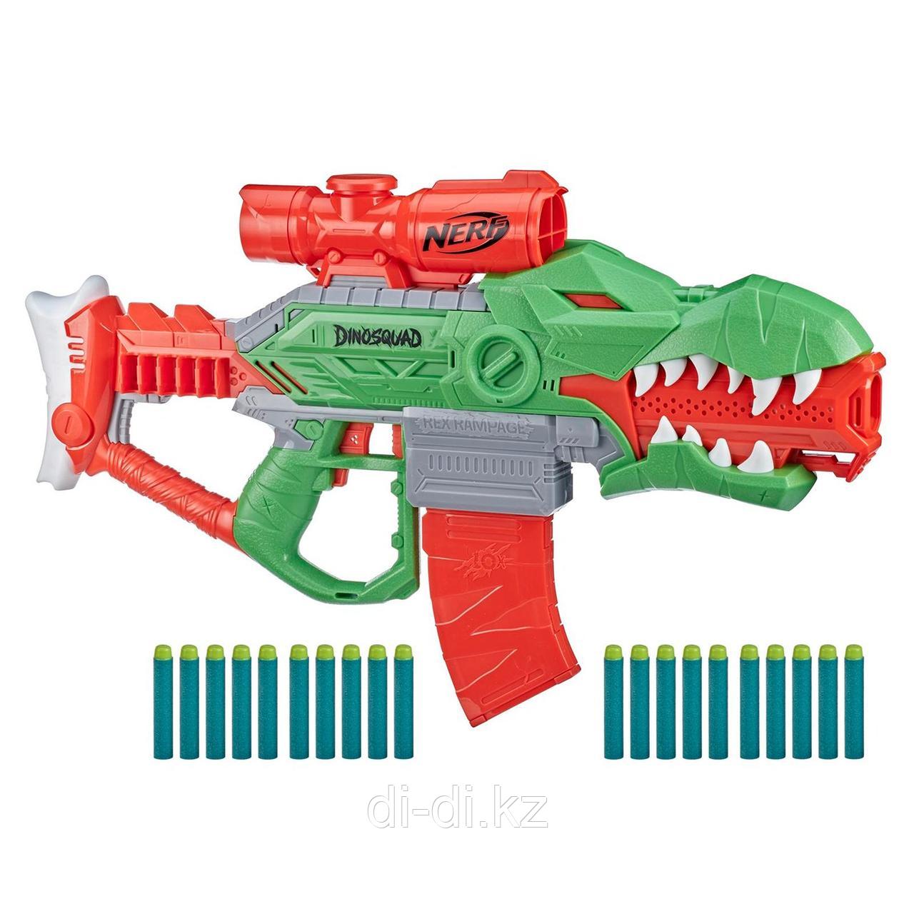 Hasbro Nerf Бластер Дино Рекс Рэмпейдж F0807