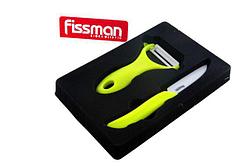 2608 FISSMAN Набор из разделочного ножа 8 см и ножа для чистки овощей Y-форма MARCA (керамика)