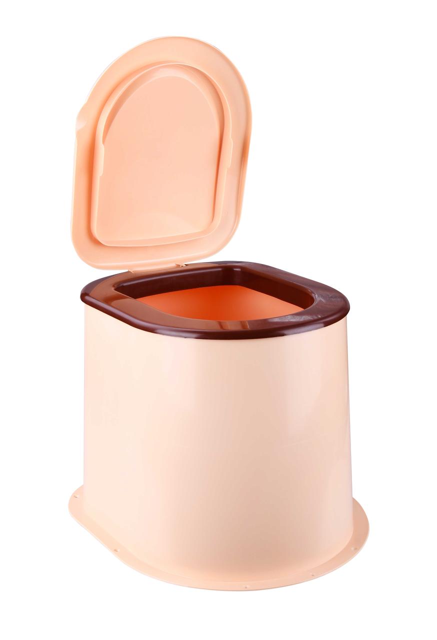 Туалет дачный, бежевый Альтернатива пласт, фото 1