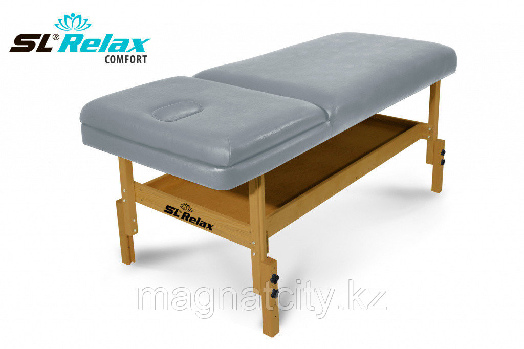 Массажный стол стационарный Comfort Серый (Gray) - фото 1 - id-p89801177