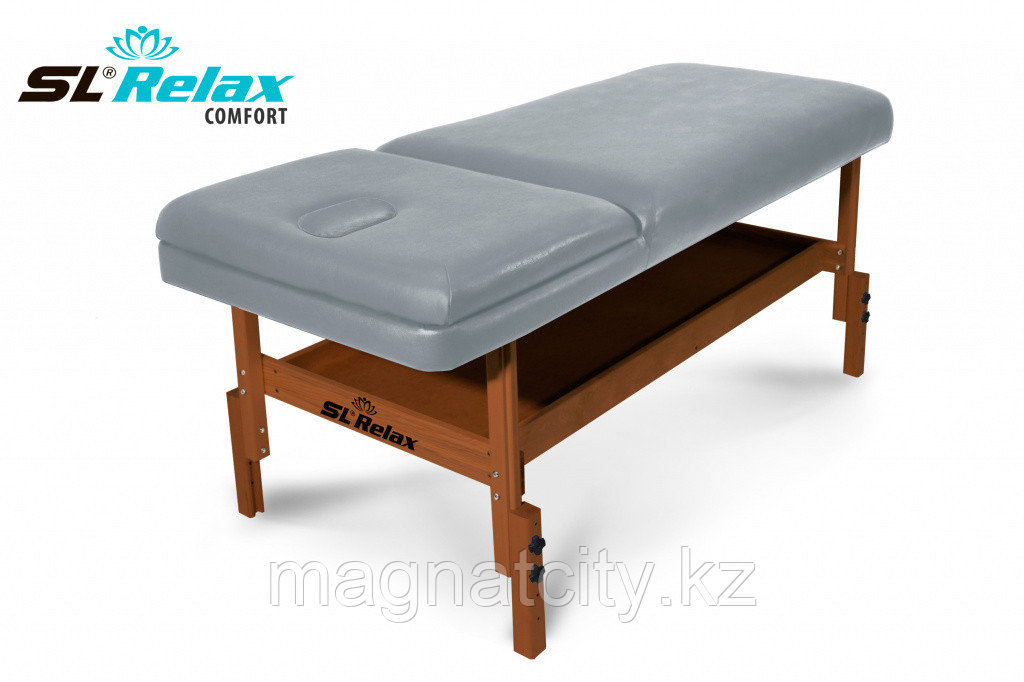 Массажный стол стационарный Comfort Серый (Gray) - фото 6 - id-p89801177