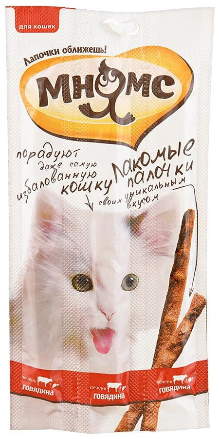 Мнямс Палочки для кошек Говядина/печень