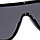 Солнцезащитные очки авиаторы UV-400 Fendi черные, фото 8