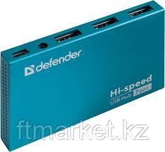 Разветвитель Defender Septima Slim USB2.0, 7портов HUB