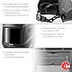 Маска сварщика с автоматическим светофильтром ЗУБР А 9-13, затемнение 4/9-13, фото 6