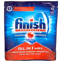 Таблетки для посудомоечных машин Finish "All in 1 Max", 13 таблеток