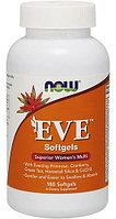БАД EVE, комплекс мультивитаминов для женщин, (180 капсул) Now Foods