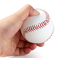 Бейсбольный мяч тренировочный твердый белый с диаметром 7 см