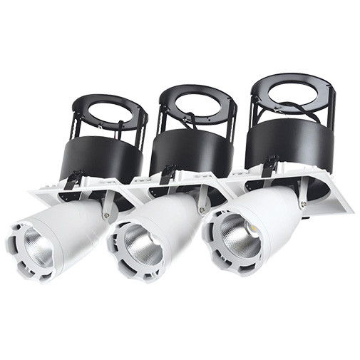 Встраиваемый светильник   DOWNLIGHT LED LS-DK912-3 3x40W 5700K WHITE(TS), фото 1