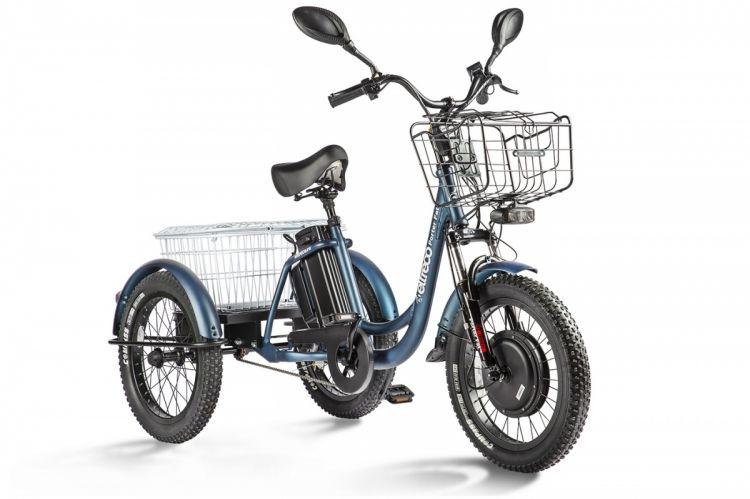 Трицикл Eltreco Porter Fat 700 (Темно-синий) - фото 1 - id-p88909075