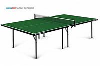 Теннисный стол для улицы Start Line Sunny Outdoor без сетки (Зеленый)