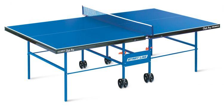 Теннисный стол Start Line Club Pro с сеткой (Синий) - фото 1 - id-p45280575