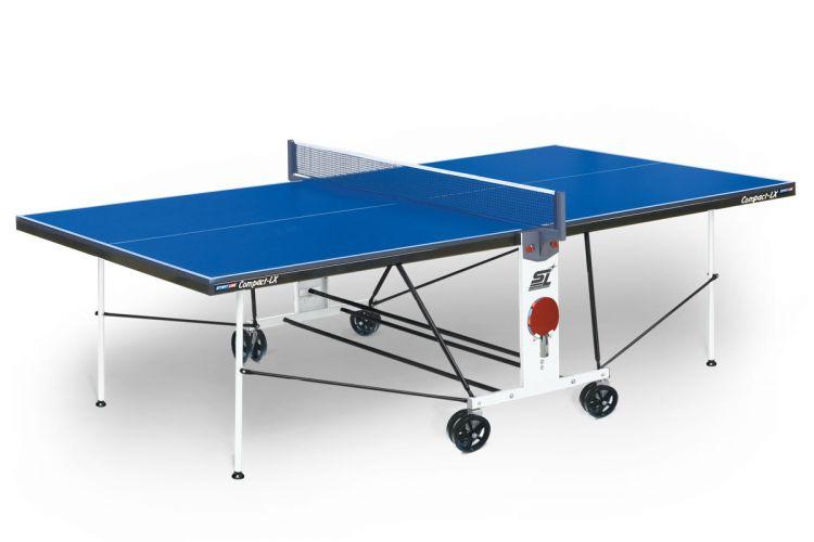 Теннисный стол Start Line Compact LX с сеткой (Синий)
