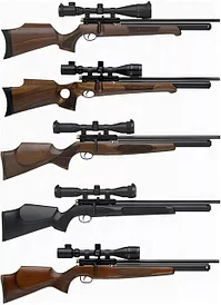 Пневматические винтовки и ножи