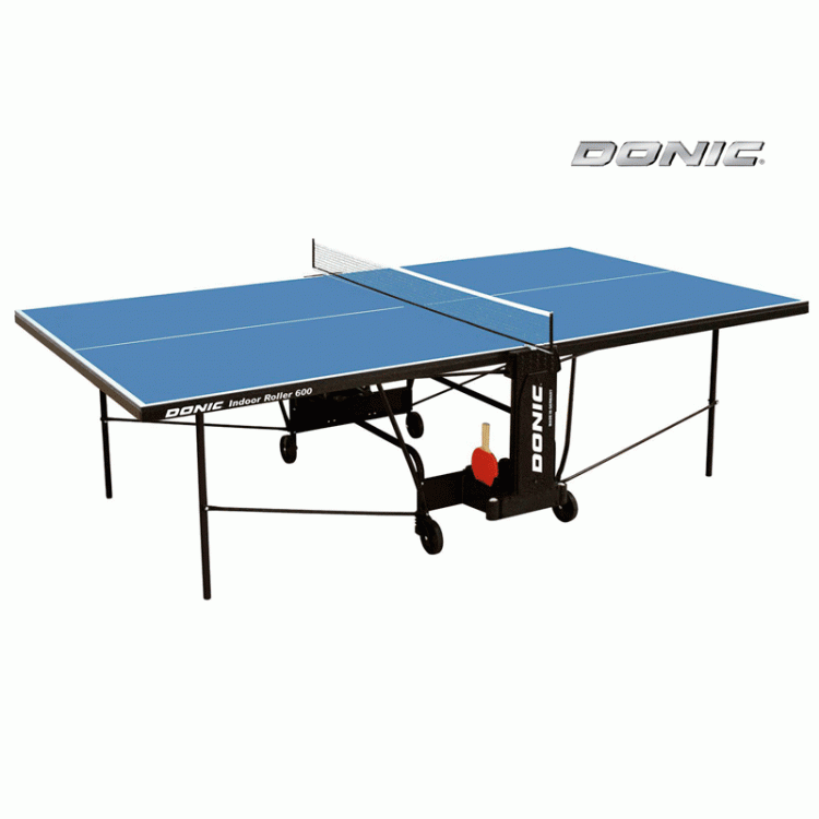 Теннисный стол Donic Indoor Roller 600 синий - фото 1 - id-p38368126