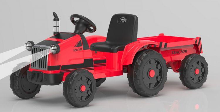 Трактор с прицепом Barty TR 55 (Красный)