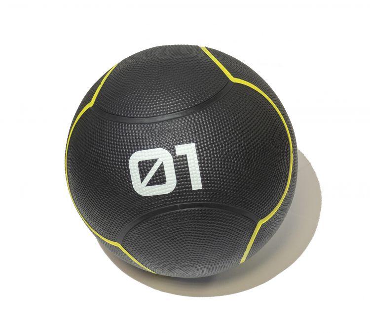 Мяч тренировочный черный от 1кг до 5кг (в ассортименте) (1 кг) - фото 1 - id-p67925492