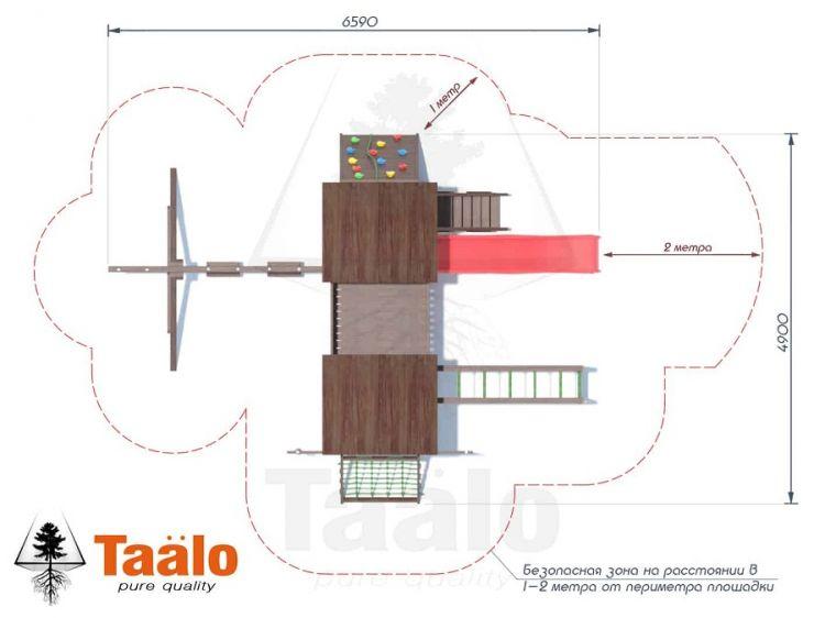Детский игровой комплекс Taalo C 2.1 (Салатовый) - фото 3 - id-p51866327