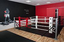 Ринг боксерский Харламов-Спорт напольный на упорах (размер в ассортименте) (6х6 (монтажная зона 7х7 м))