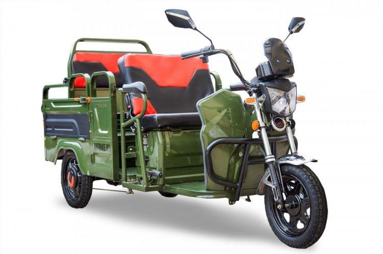 Грузовой электрический трицикл Rutrike Вояж-П 1200 Трансформер 60V800W (Серый матовый-1964) - фото 1 - id-p87298215