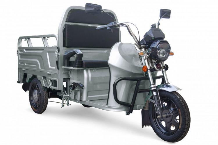 Грузовой электрический трицикл Rutrike Вояж К1 1200 60V800W (Серебристый-2243) - фото 1 - id-p79844247